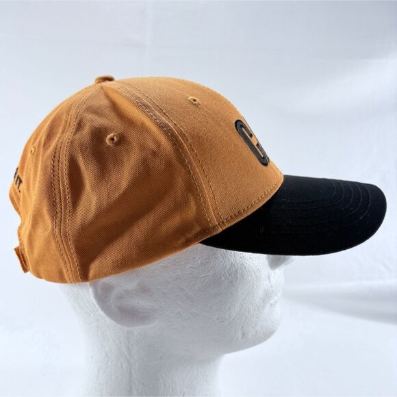 CAT Caterpillar Power Stripe Embroidered Strapback Baseball Cap Hat New - Picture 3 of 7